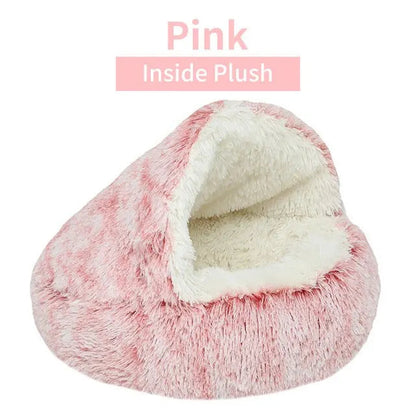 Soft Plush Pet Bed My Store Pink-Inside Plush 40x40cm