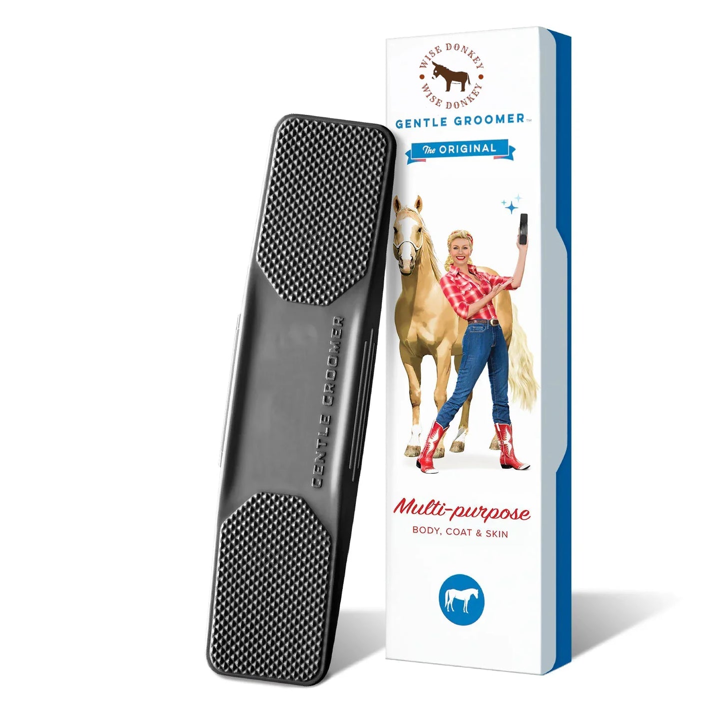 Pet Gentle Groomer Brush My Store Black Horse Brush Set of 1