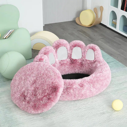 Long Plush Cat Bed My Store