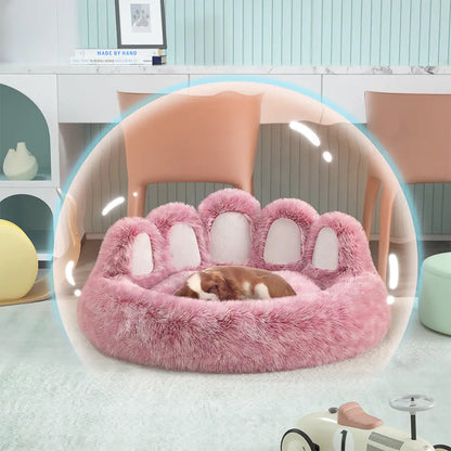 Long Plush Cat Bed My Store
