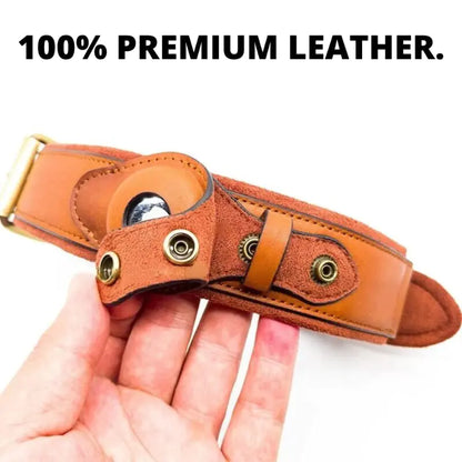 Leather Anti-Lost Dog Collar My Store